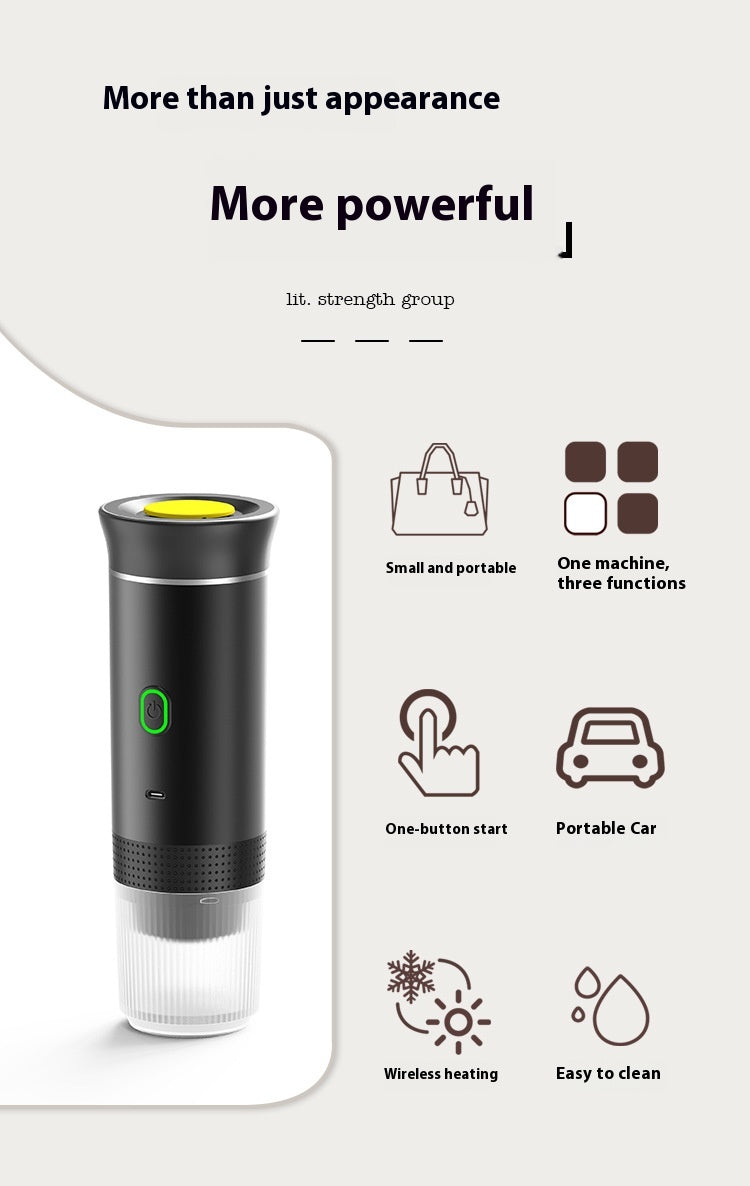 XFORZA BrewGo portable electric espresso maker