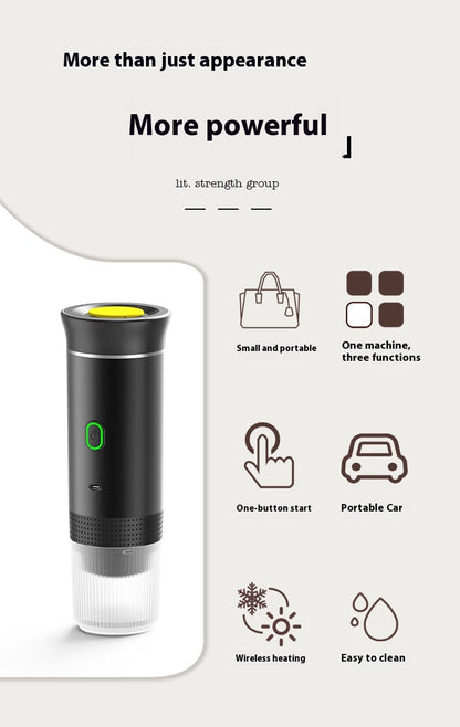 XFORZA BrewGo portable electric espresso maker